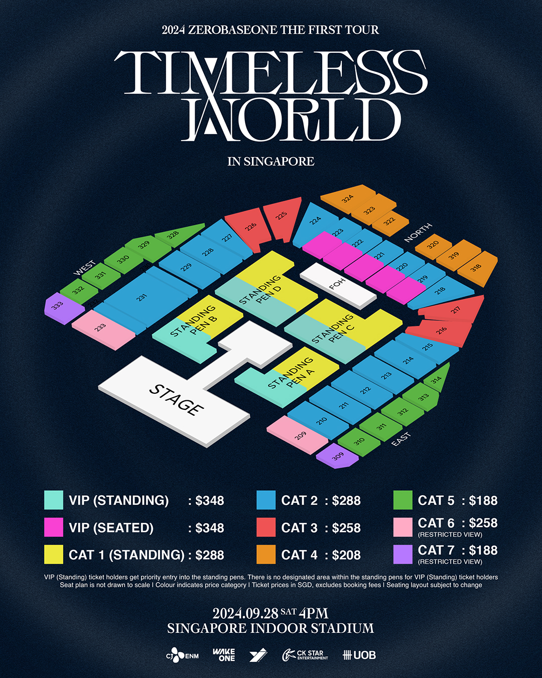 2024 ZEROBASEONE THE FIRST TOUR [TIMELESS WORLD] IN SINGAPORE