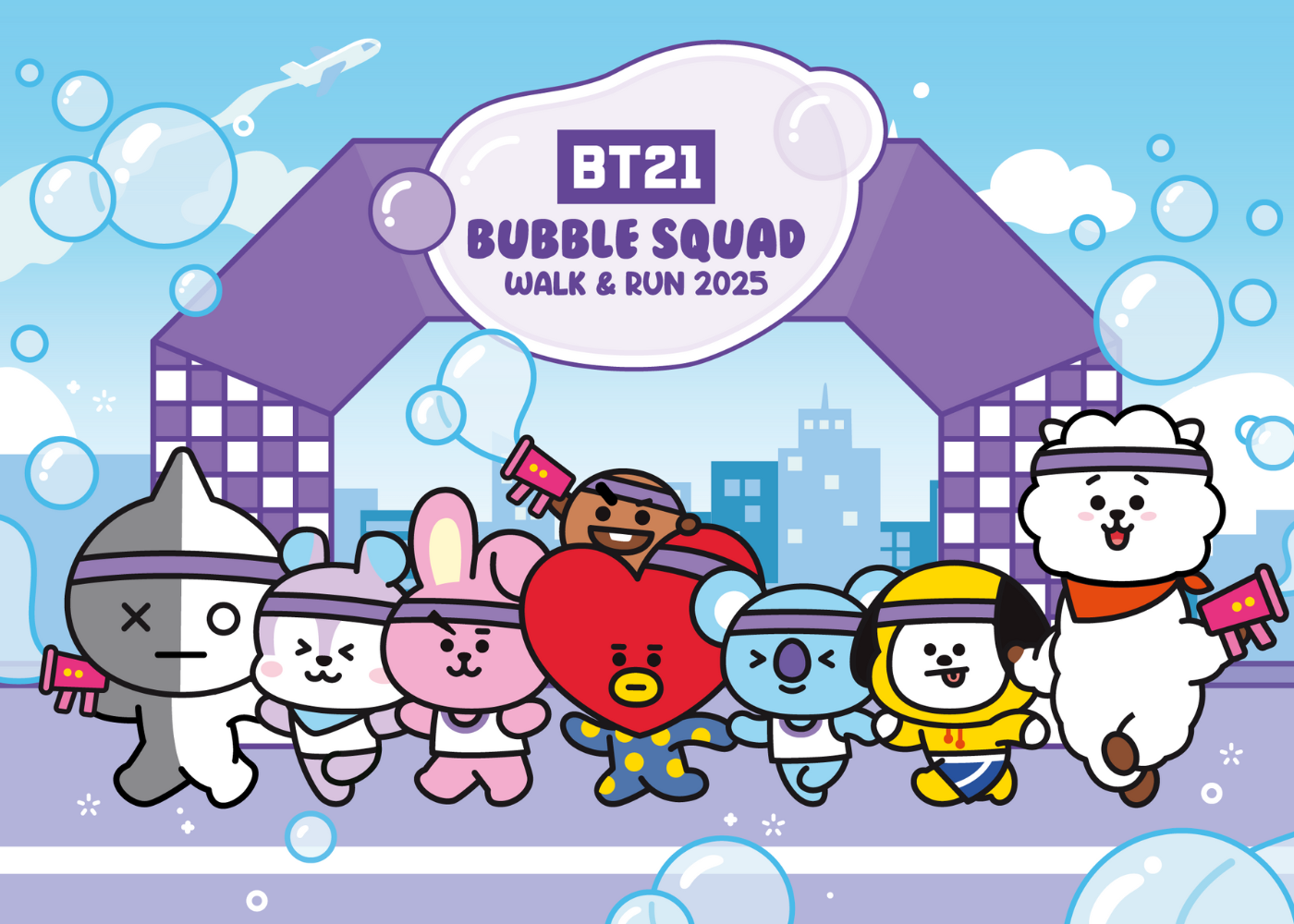 BT21 Bubble Squad Walk